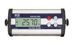 Display della bilancia a piattaforma PCE-PS 75 XL