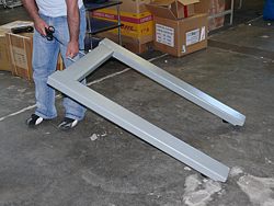 Esempio della forma di trasporto della bilancia per pallet PCE-EP 1500