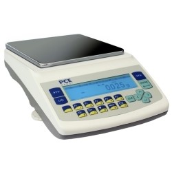 Bilancia per la determinazione della densit� PCE-LS 3000 con un piato di pesata quadrato.