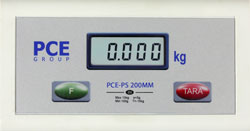 Display della bilancia pesapersone verificabile PCE-PS 200MA