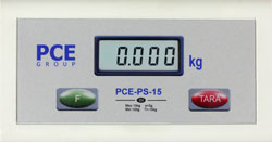 Display della bilancia pesa bambino verificabile PCE-PS 15MBS