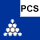 Bilancia per pallet PCE-TP B con una funzione di computo dei pezzi.