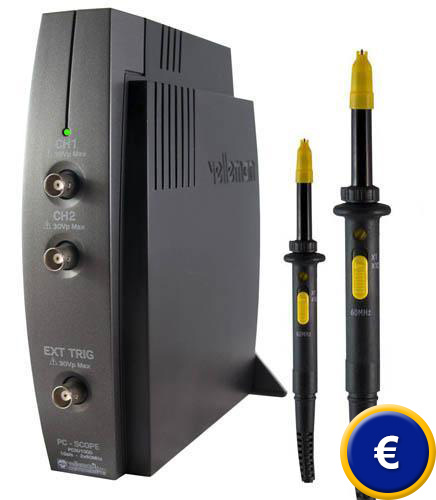 Oscilloscopio registratore per PC PCSU1000