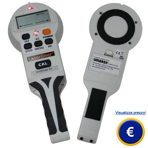 Rilevatore / scanner metallico Multifinder Pro multifunzionale per legno, metalli, rame,ferro...