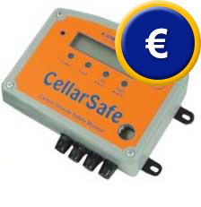 Analizzatore di gas CO2 Cellar Safe .