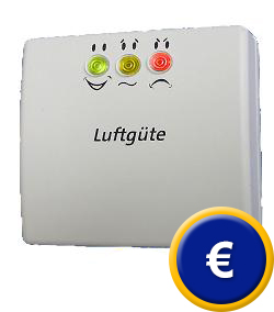 Analizzatore di CO2 con design infantile.