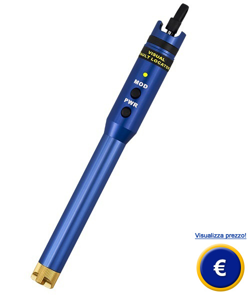 Analizzatore di LAN per il controllo di condutture di onde di luce per mezzo del laser.