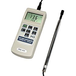 Anemometro termico PCE- 424 con sonda termica separata per piccole velocit� del vento