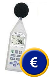 Il data logger LEQ PCE-353 con memoria dati e software