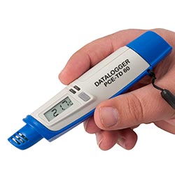 Datalogger per temperatura dimensioni compatte.