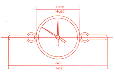 Schema delle dimensioni dell dinamometro analogico della serie PCE-AFG.