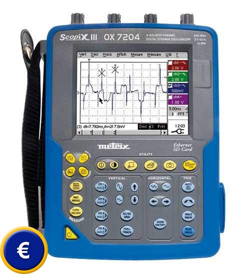 Oscilloscopio DSO Scopix OX7204
