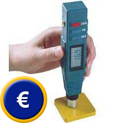Durometro PCE-HT 200 per la misurazione della durezza della gomma.