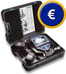 Endoscopio PCE-V240/V260 con monitor TFT a colori.
