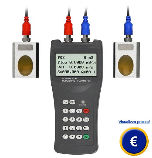 Flussimetro per liquidi serie PCE-TDS 100H / HS