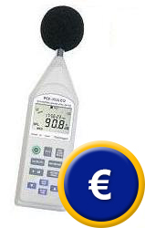 Il fonometro LEQ PCE-353 con memoria dati e software