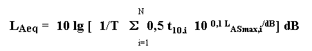 Funzione di calcolo di LEQ del decibelmetro SL-1353.