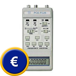 Frecuenzimetro PCE-FC25.