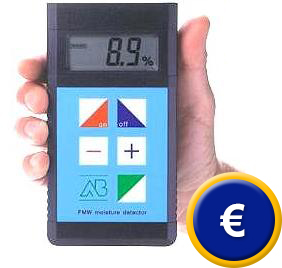 Igrometro per il legno FMW-B per misurare senza danni il materiale.