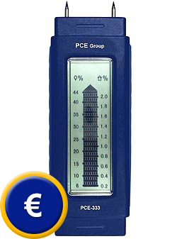 Igrometro PCE-333 per determinare l'umidit� della legna, trucioli ...