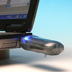 Qui pu� vedere un'analisi nel portatile dei dati del miniregistratore