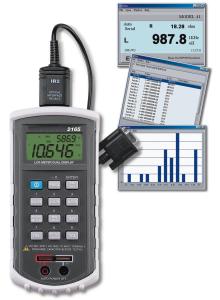 Misuratore di capacita PKT-2165 con software e cavo dati.