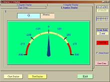 Rappresentazione analogica del software del misuratore di forza.