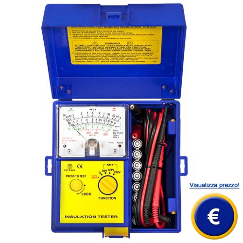 Misuratore di isolamento speciale per telecomuncazioni.