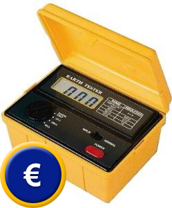 Misuratore di resistenza di terra digitale PCE-ET 3000.