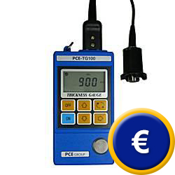 Misuratore di spessore di materiale PCE-TG100.