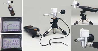 Molteplici possibilit� di uso del misuratore di stress termico WBGT