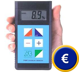Misuratore di umidit� per legno per materiali da costruzione FMW-T per misurare senza danni il materiale.