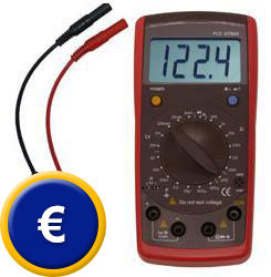 Misuratore di induttanza portatile PCE-UT 603 per la misurazione di capacit�, di induttanza e di resistenza in un solo strumento