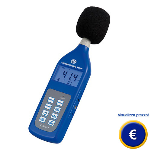 Misuratore del livello sonoro LEQ PCE-353 sullo shop online