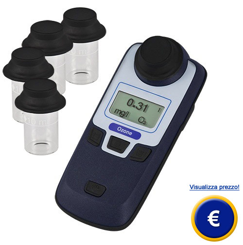 Misuratore di ozono in acqua PTH 043
