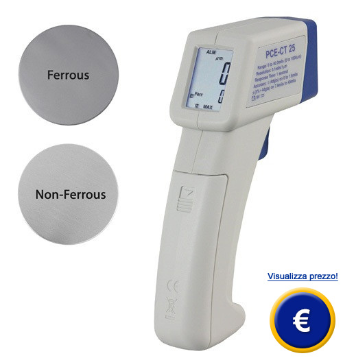 Misuratore di spessore di rivestimenti PCE-CT 25.
