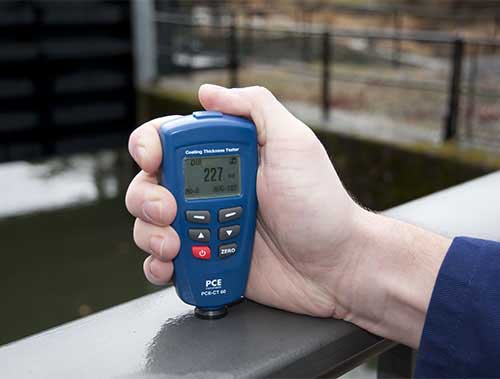 Misuratore Spessore Vernice BLUE Technology MGR-S 11 Fe - Per Acciaio E Acciaio Zincato, Con Sonda E Luce LED - Foto 7