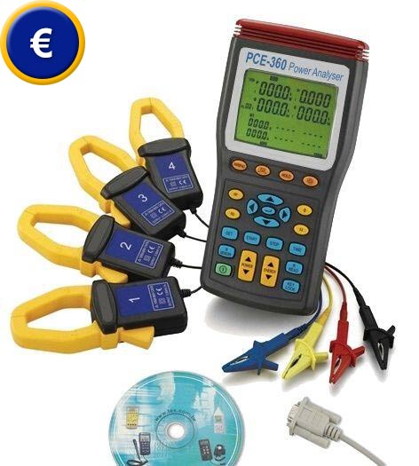 Misuratore trifase PCE-360.
