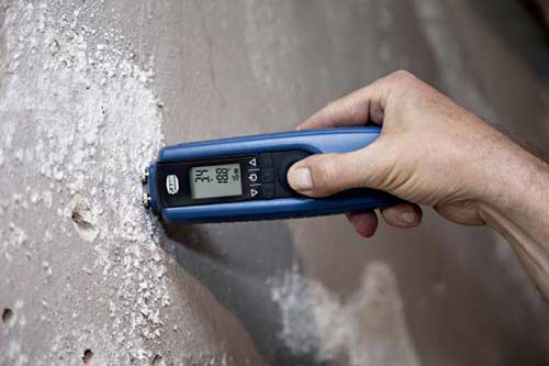 Misuratore di umidità elettronico Hydromette BL compact: Applicazione su intonaci