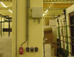 Misuratore di umidit� e temperatura  FMU 4 DATA montano nelle colonne.