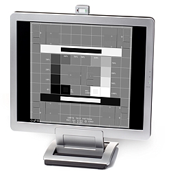 Il monitorizzatore di luce ambiente Mavo-Max collocato su uno schermo.