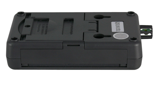 Animazione dell'inserimento della memory card SD nello slot dell'igrometro PCE-HT 110