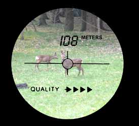 Qui può vedere il metro laser utilizzato nell’ambito della caccia per determinare in modo veloce e facile la distanza dall’animale