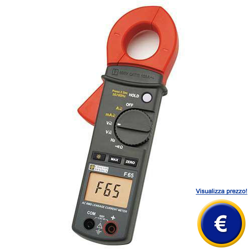Tutto sulla pinza per corrente di dispersione F65