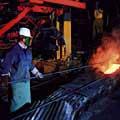 Esempio dell'uso del pirometro digitale nell'industria dell'acciaio.
