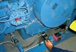 Pirometro MS-Plus usato nella manutenzione.