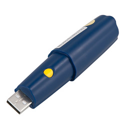 Grazie alle sue piccole dimensioni questo registratore con interfaccia USB è utilizzato anche dalle famiglie