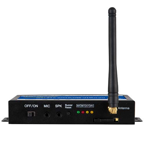 Visione posteriore del registratore dati GPRS PCE-GPRS 2