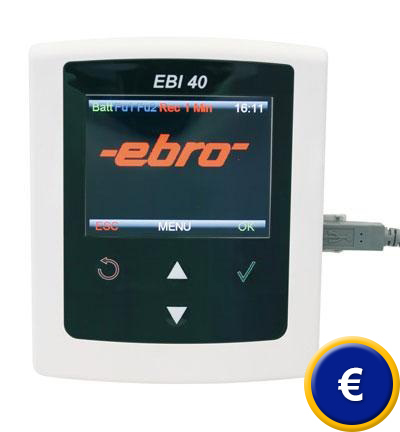 Registratore di temperatura multicanale EBI 40