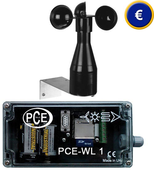 Registratore del vento mobile PCE-WL 1 
